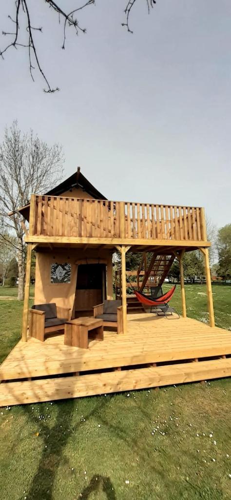 Tente Cabane du Camping Hautoreille photo 2