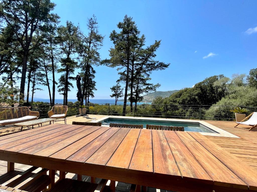 Villa piscine Sagone Paradise avec magnifique vue mer photo 4