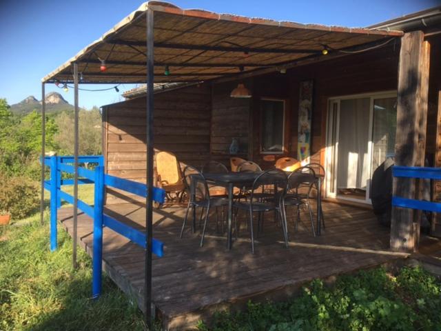 Maison bois bleu, en Cévennes photo 3