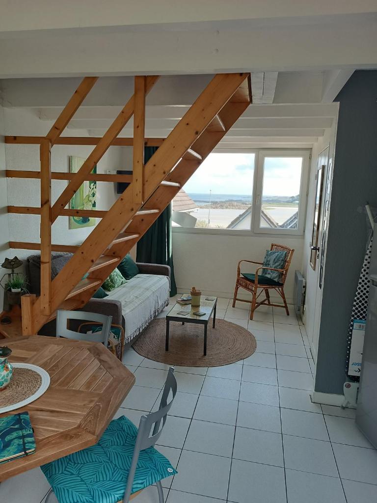 Maisonnette VUE MER PANORAMIQUE Trestel plage 4 personnes photo 2