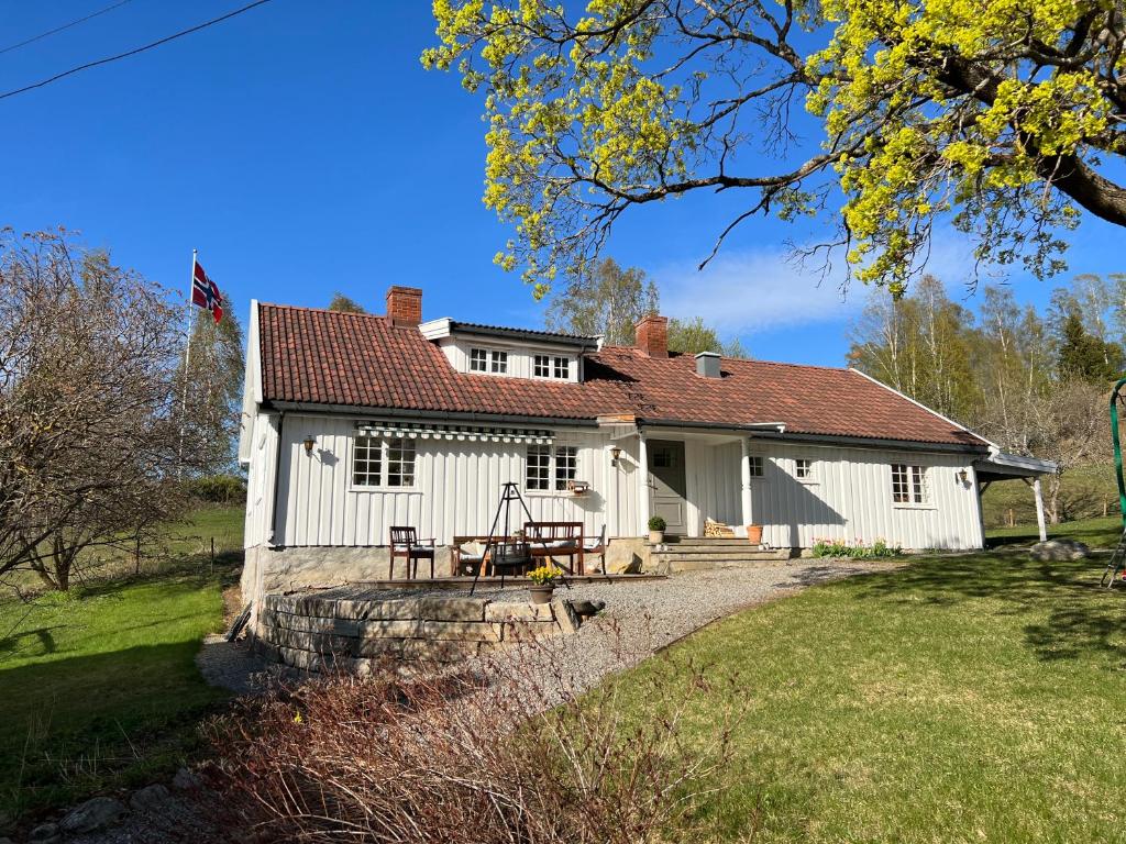Koselig hus på gård med 6 soverom