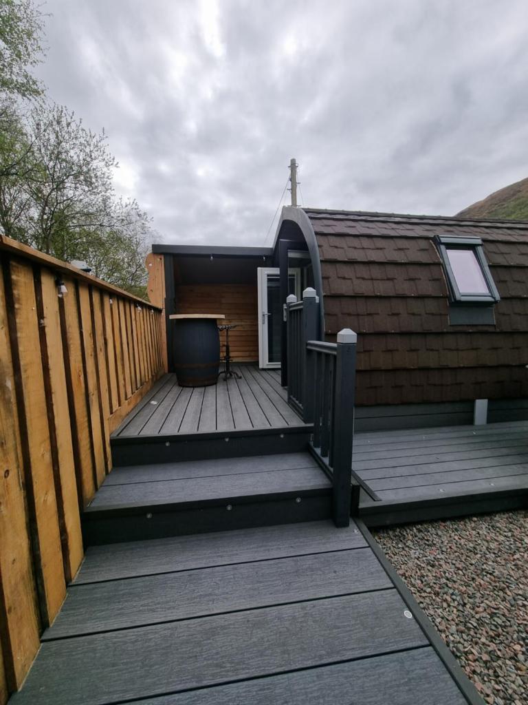 Riverside Pod, West Highland Way Holidays - Tap to explore photos