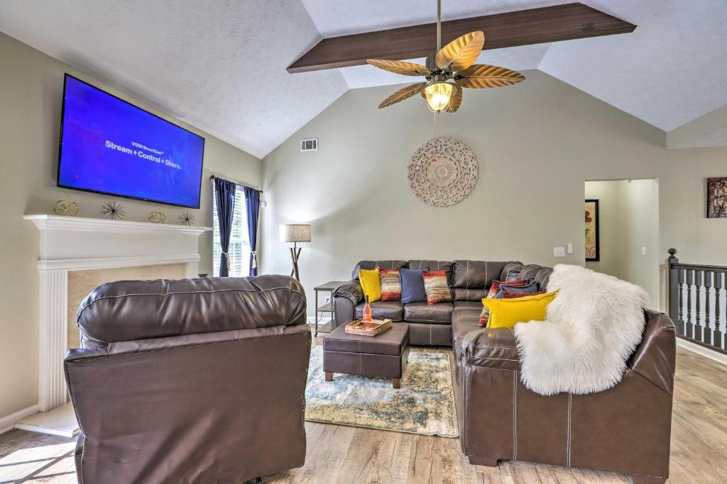Charming Covington Home with Fire Pit and Game Room! photo 3