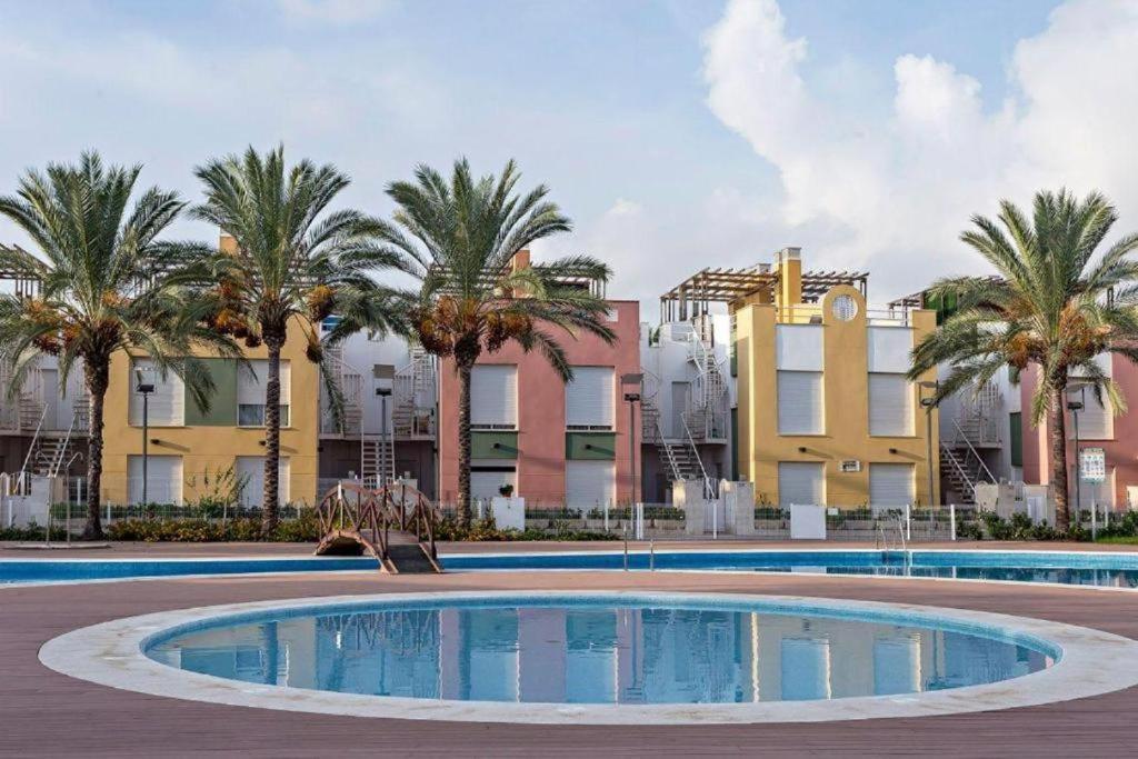 Vera - Playa Fantástico Apto 1-4 Huésped Piscina 100 m de Playa Parking Terraza Wi-Fi URB Laguna Beach photo 2