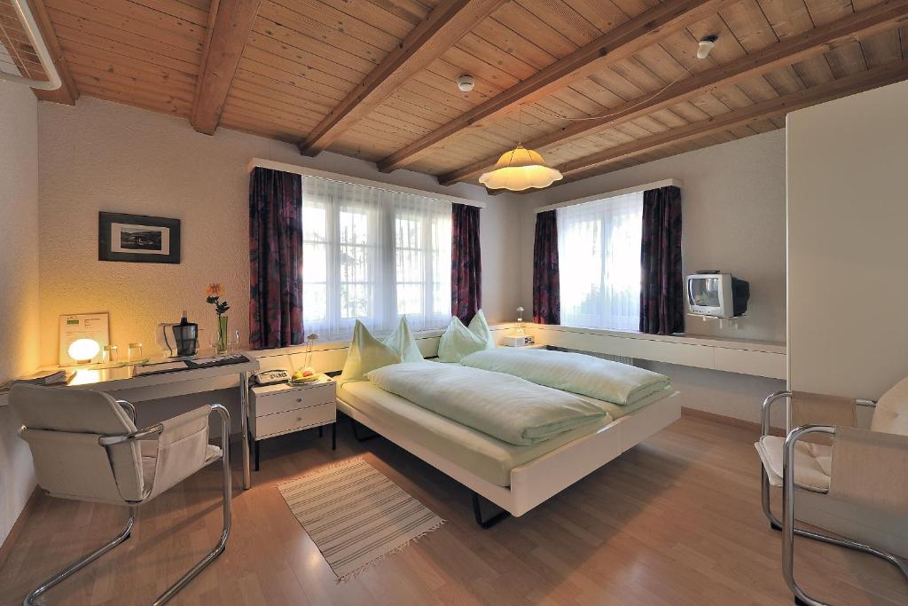 Двухместный (Двухместный номер «Комфорт» с 1 кроватью), Seminarhotel Linde Stettlen