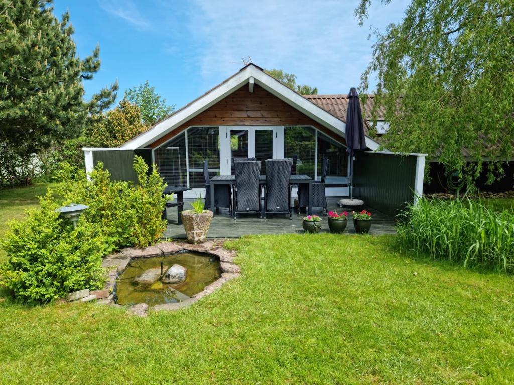 cozy three-bedroom holiday home in Sydals