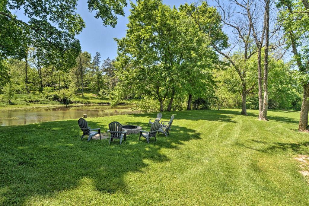 Rustic Ironton Home with Deck and Fire Pit on Creek! photo 1
