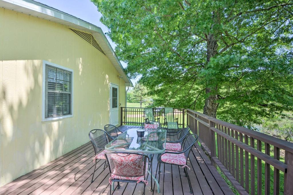 Rustic Ironton Home with Deck and Fire Pit on Creek! photo 2