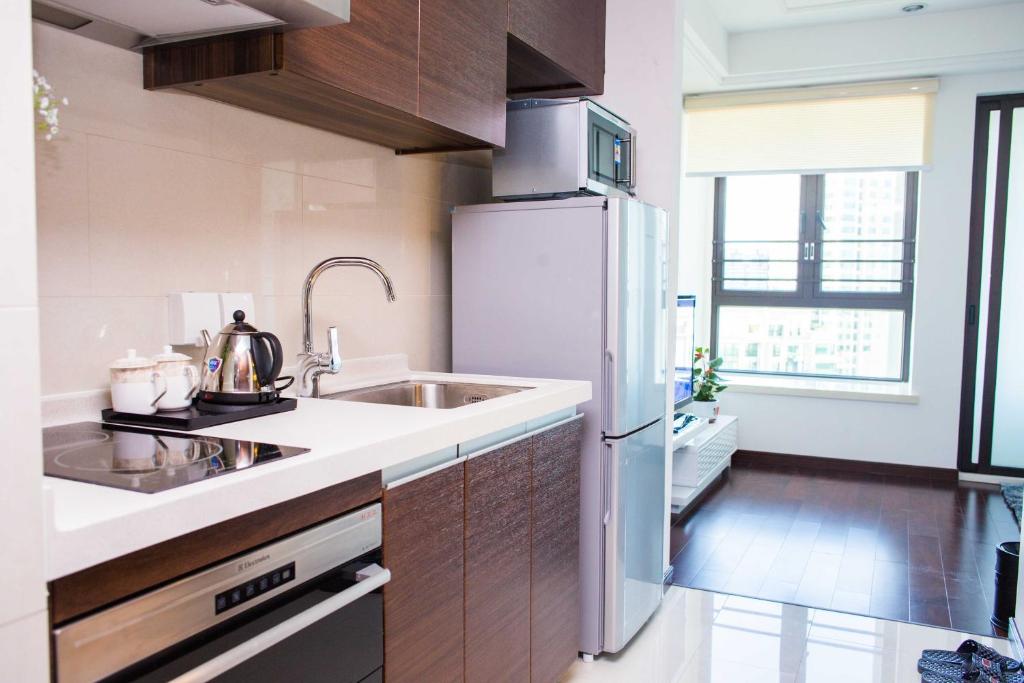 Двухместный (Двухместный номер Делюкс с 1 кроватью), Zhuhai Vidicl Service Apartment