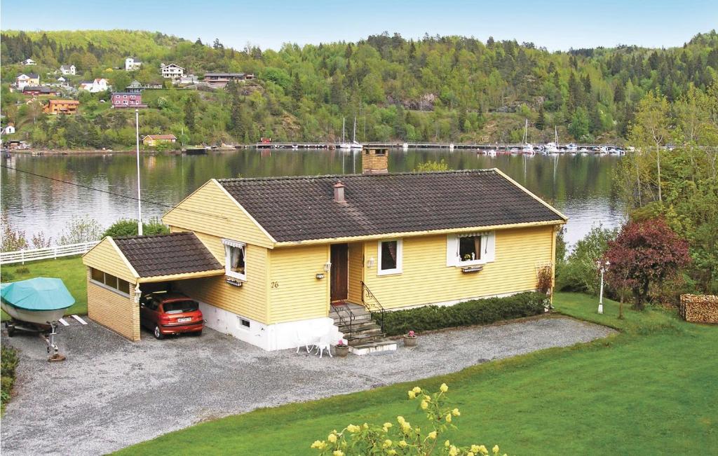 Stunning Home In Langangen With 2 Bedrooms And Wifi