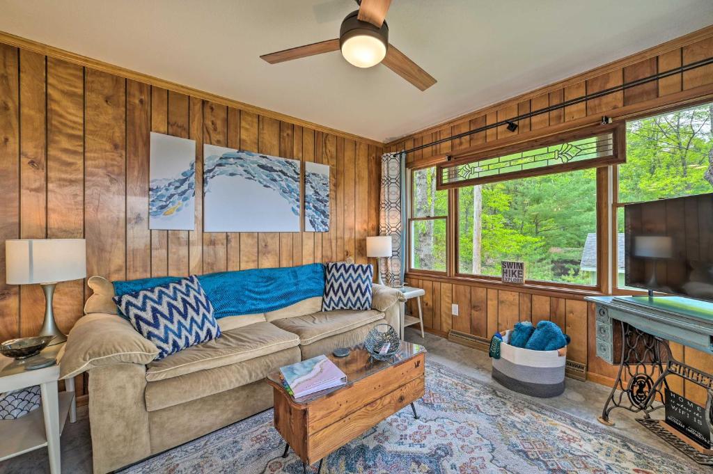 Lakefront Kalkaska Home - Dock, Kayaks and Fire Pit! photo 3
