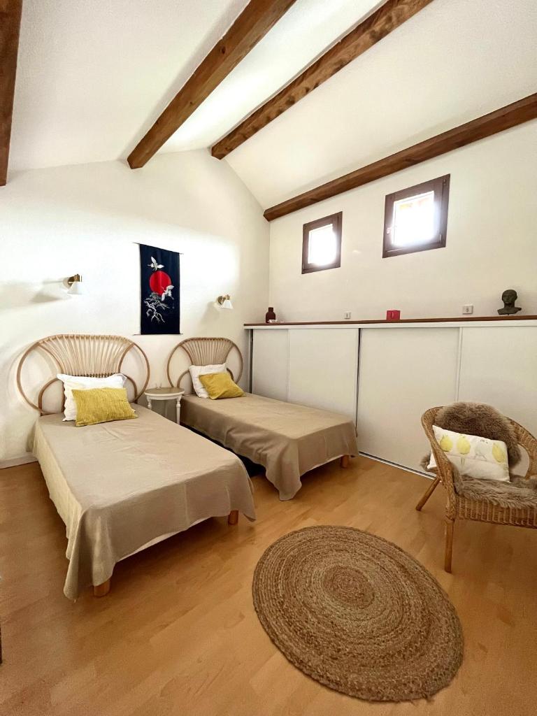 "Les Oiseaux" avec terrasse, parking, duplex photo 3
