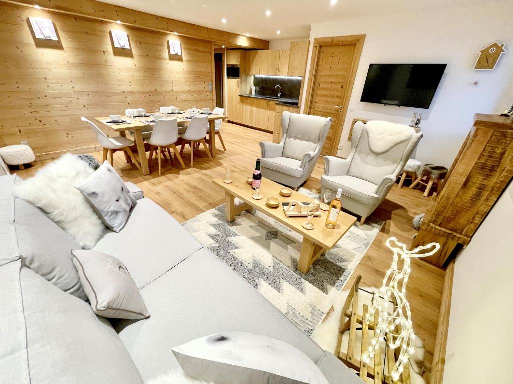 Le Janus, pied des pistes, 2 garages, terrasse avec sauna photo 2
