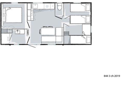 Mobilhome tout confort M9 domaine de Lanniron photo 3