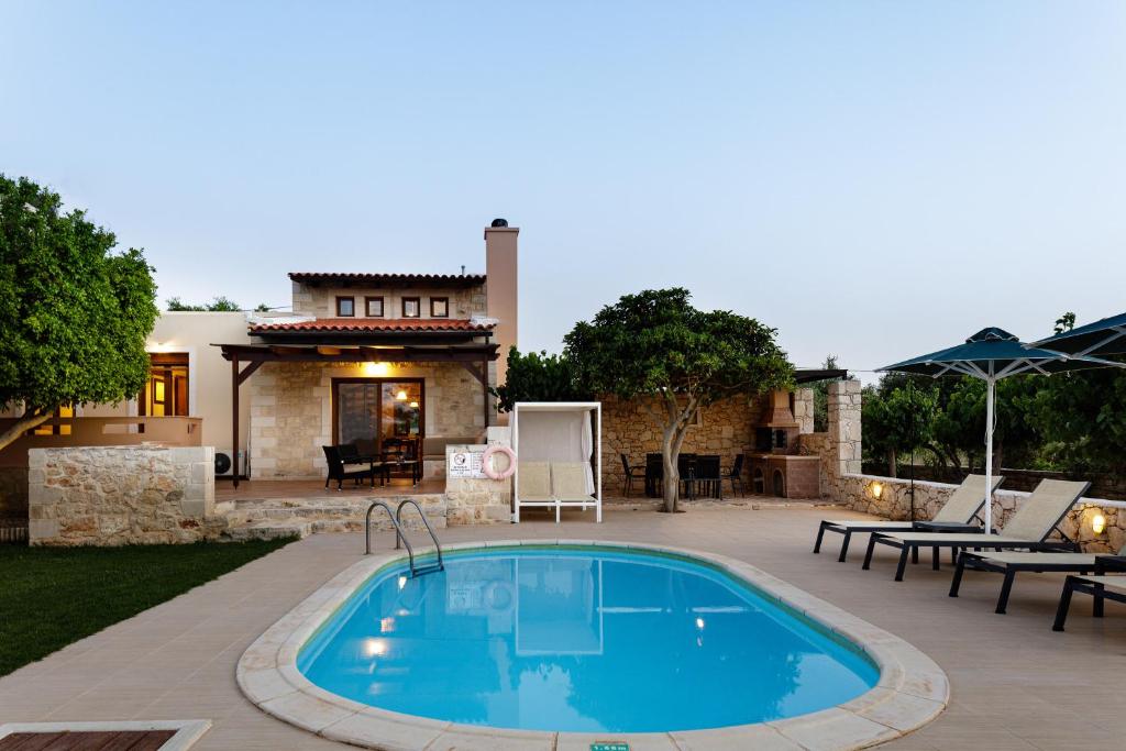 Stavromenos Villas - Private Pools & Seaview - 500m from Beach photo 1