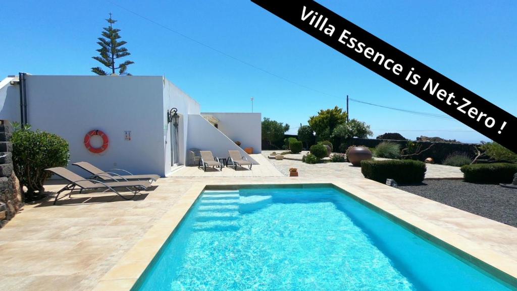 Villa Essence - a unique detached villa with heated private pool, hottub, gardens, patios and stunning views!