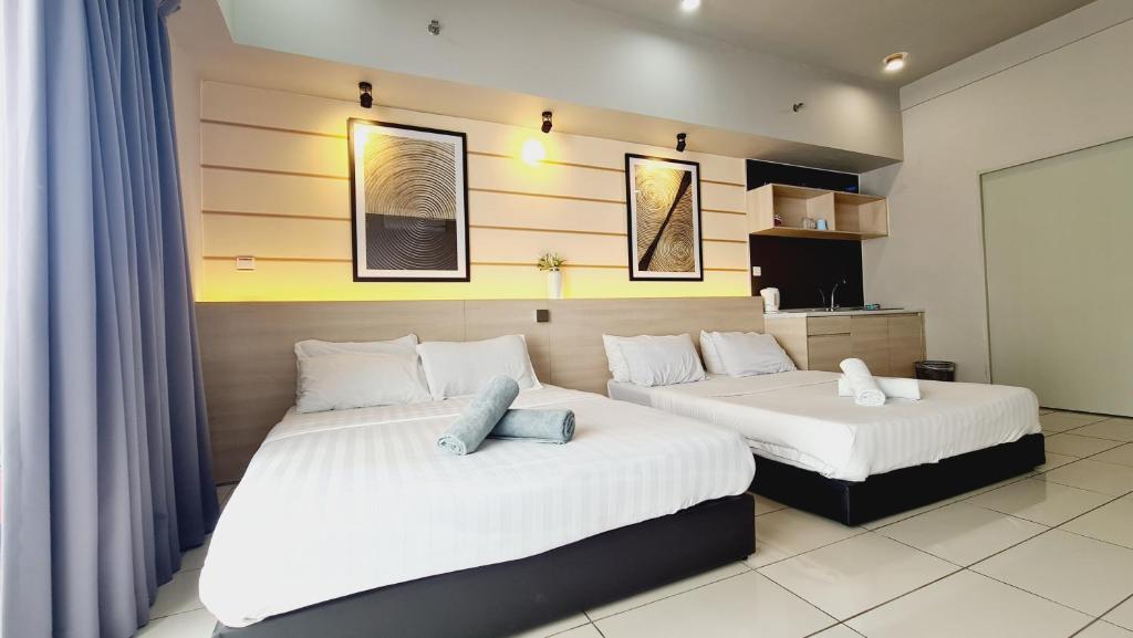 Aeropod 2 Queen Bed Near Airport & KK city Free Parking Netflix photo 4