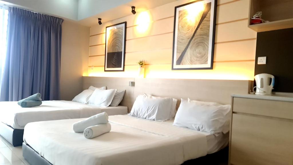 Aeropod 2 Queen Bed Near Airport & KK city Free Parking Netflix photo 3