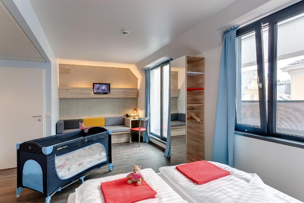 Трехместный (Трехместный номер), MEININGER Hotel Wien Downtown Franz