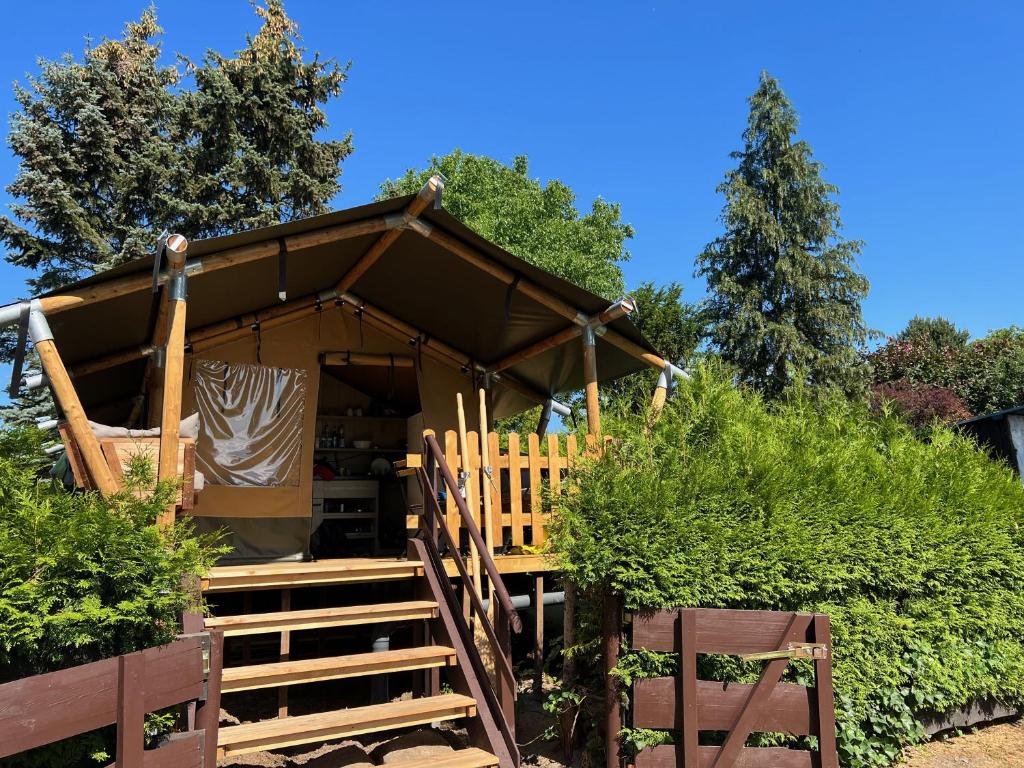 'Glamping' Angelzelt am See mit Steg und Boot (Mecklenburger Seenplatte) photo 3