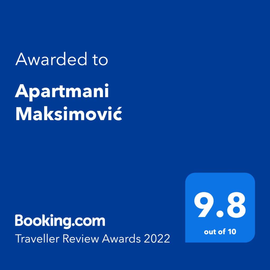 Apartmani Maksimović photo 1