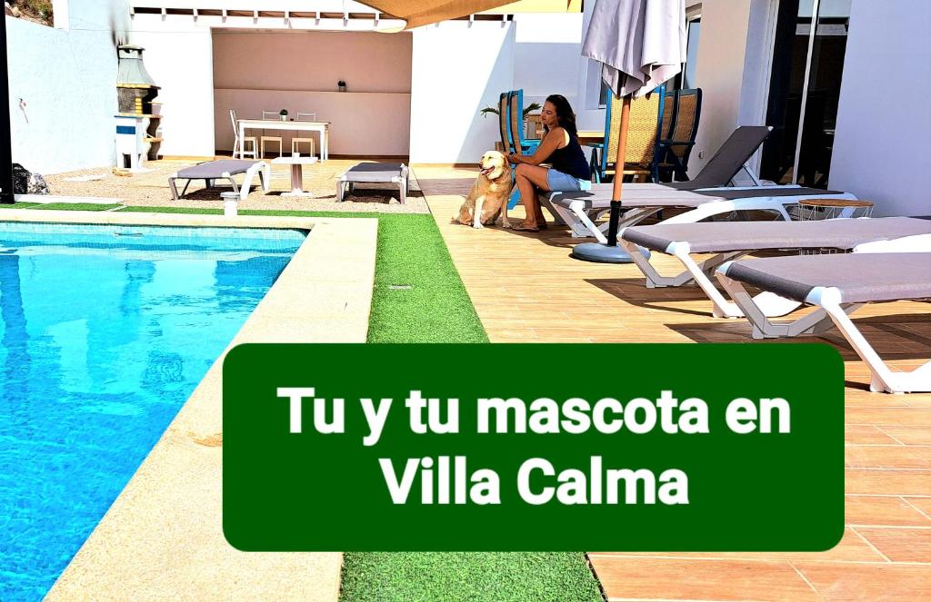 Villa Calma Climatized pool Private Jacuzzi Spa in Tarajalejo photo 4