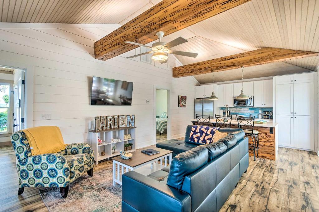 Riverfront Darien Cottage with Private Dock! photo 3