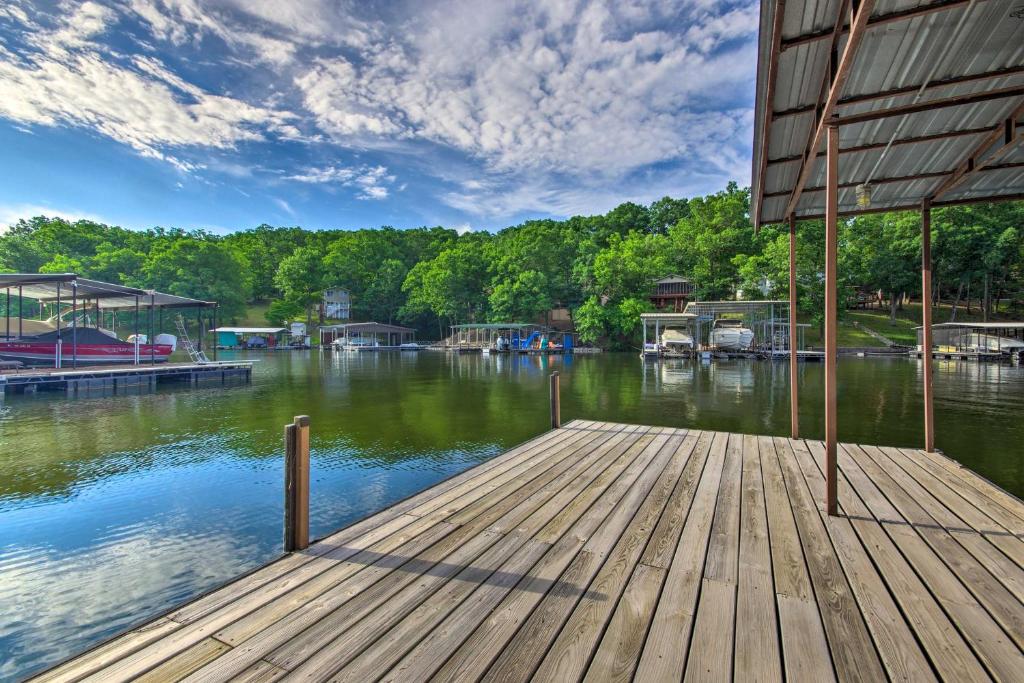 Lakefront Eldon Home with Private Boat Dock! photo 1