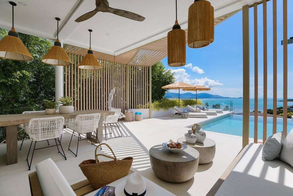BEACHSIDE VILLA - CLOUD 9 - at BAYSIDE LUXURY VILLAS Samrong Bay Beach, 3 BED 4 BATH, SALT WATER POOL, SEA and SUNSET VIEWS, only 200m walk to the Beach photo 1