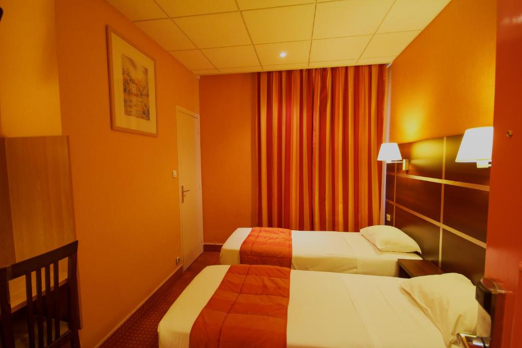 Двухместный (Двухместный номер с 2 отдельными кроватями), Hôtel Des Trois Gares