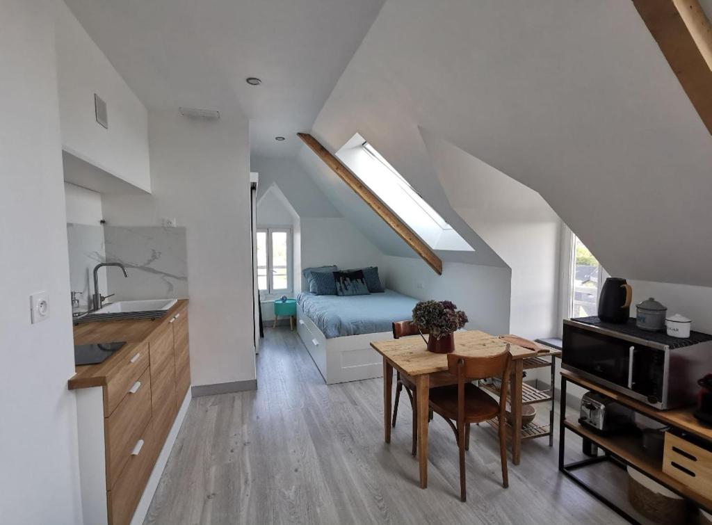 Studio cosy au bord de mer