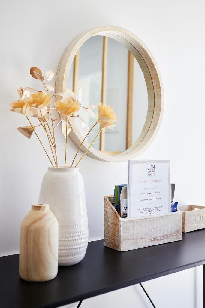 La Rapinette, suite privative 6 personnes au calme - 정원