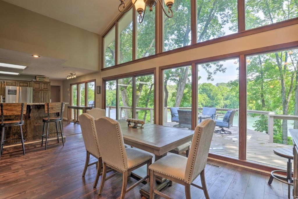 Lakefront Home with Fishing Dock and Fire Table! photo 4