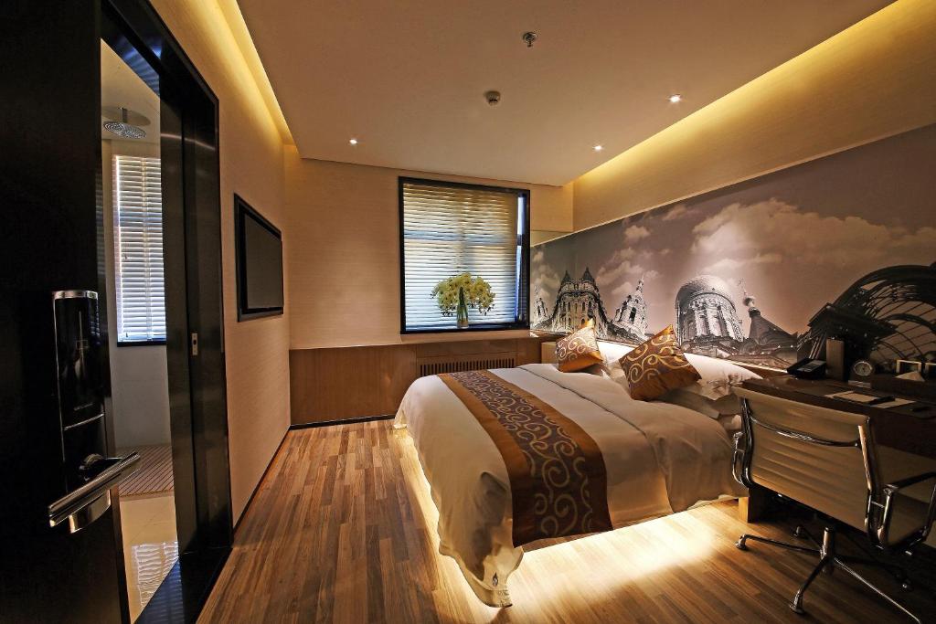 Двухместный (Двухместный номер бизнес-класса с 1 кроватью), Harbin Kai Rui Hotel