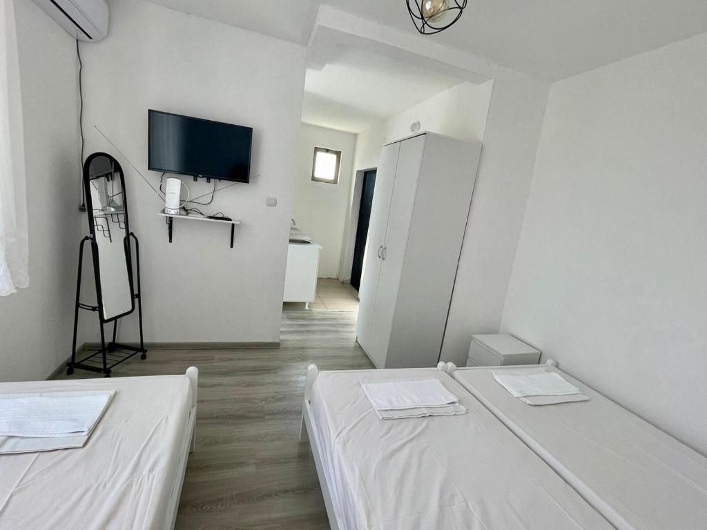 White apartments