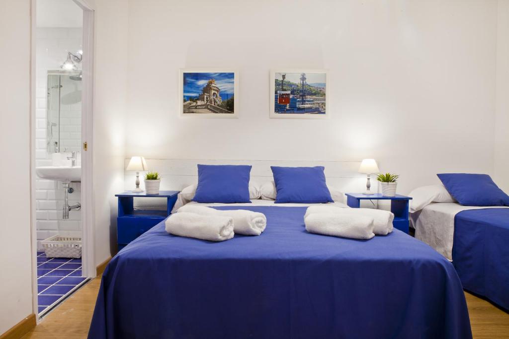 Трехместный (Трехместный номер с собственной ванной комнатой), Blue Barcelona