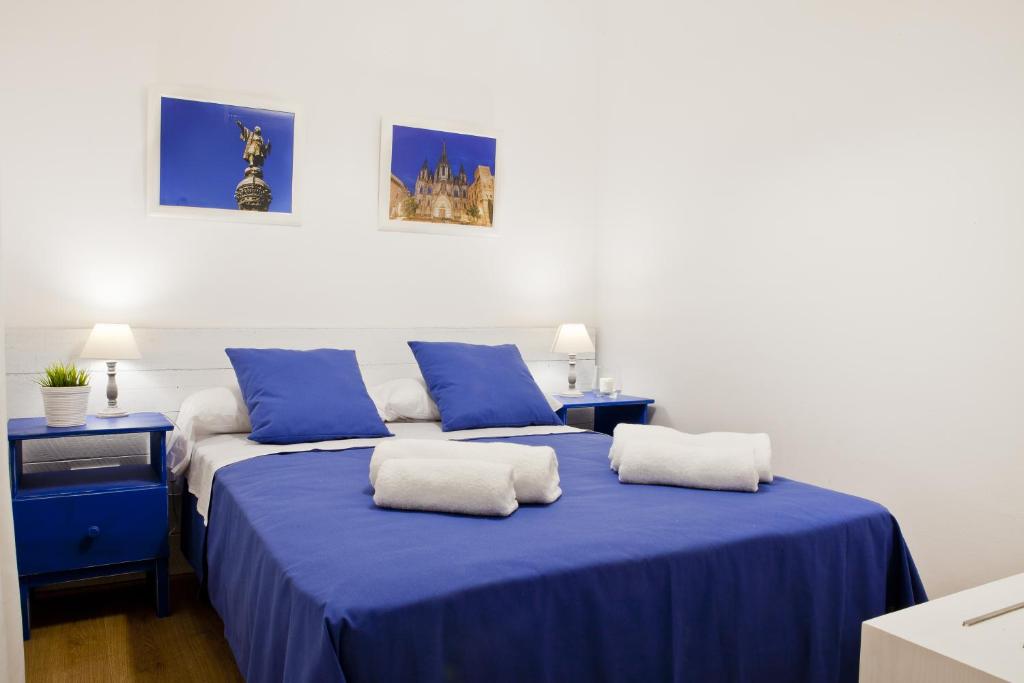 Двухместный (Двухместный номер с 1 кроватью и общей ванной комнатой), Blue Barcelona
