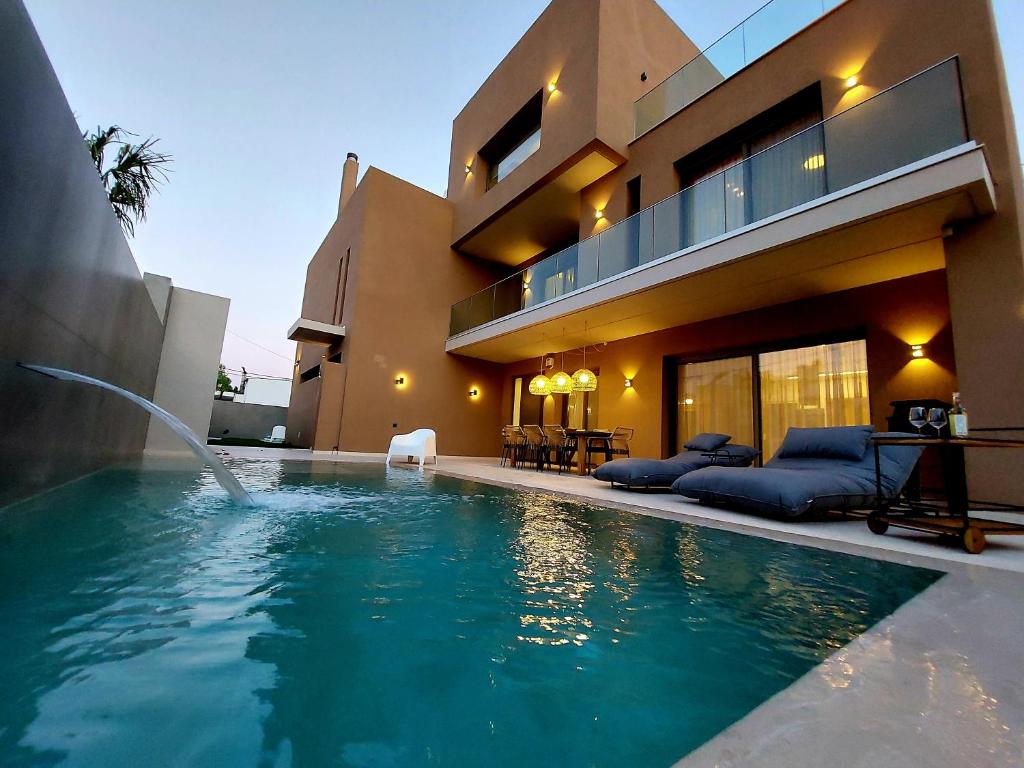Salina SPA Villas - with PRIVATE HEATED ECO-POOL, SAUNA & JACCUZI HOT TUB photo 3