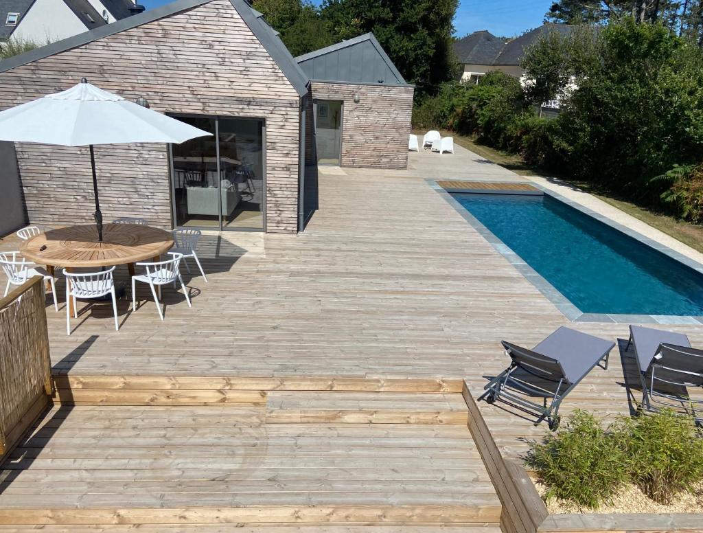Magnifique villa avec piscine, à 5 min des plages photo 2