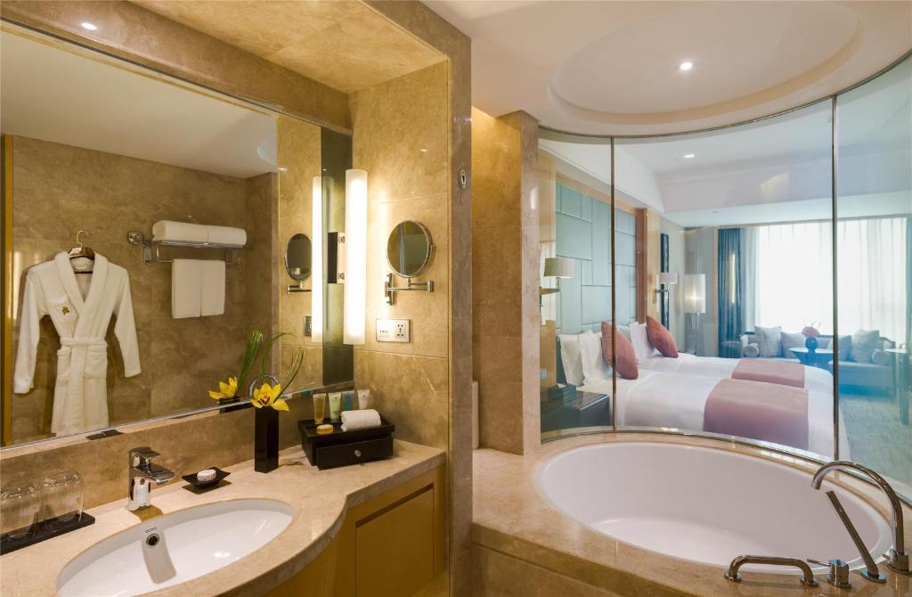 Двухместный (Двухместный номер Делюкс с 2 отдельными кроватями), Hotel Nikko Guangzhou