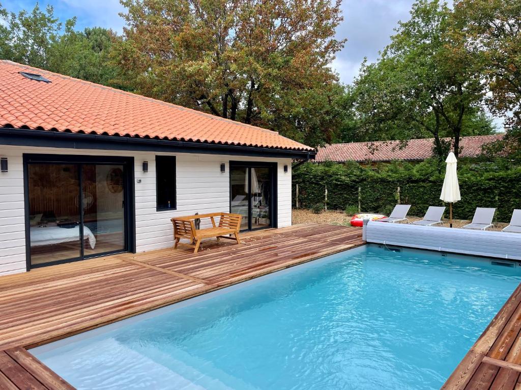 Cap Ferret - Villa Sérénité - piscine, proche Océan et Bassin, classée 4 étoiles Meublé de tourisme photo 2