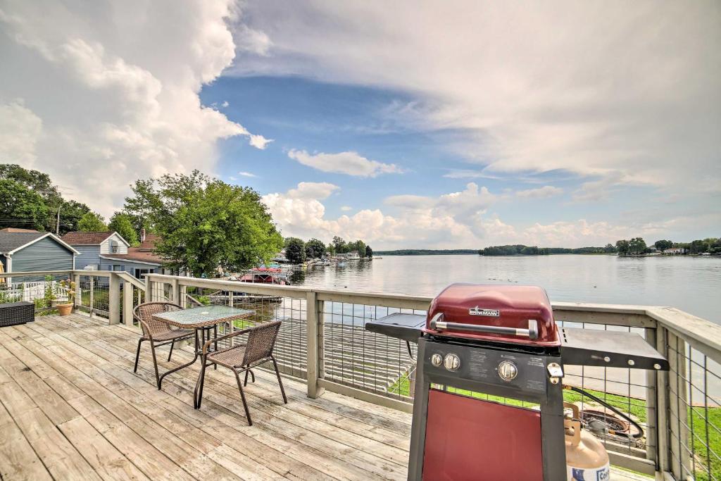 Waterfront Michigan Center Home with Boat Dock! photo 1