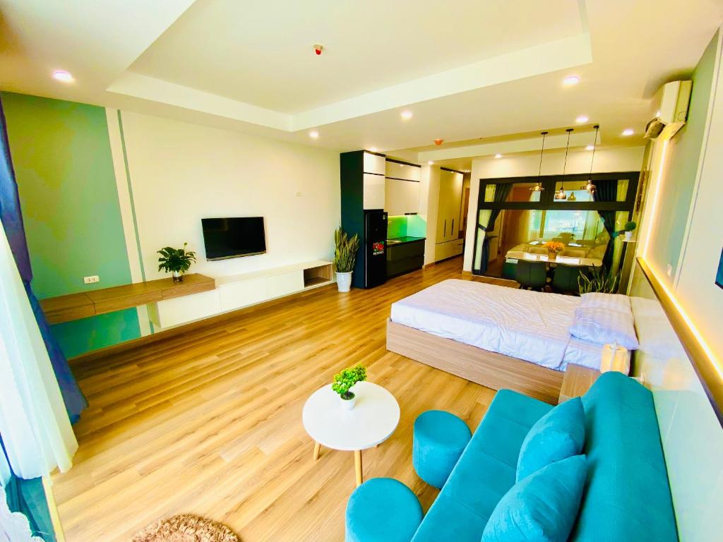 Pullman apartment view sea&city 1' walking to beach