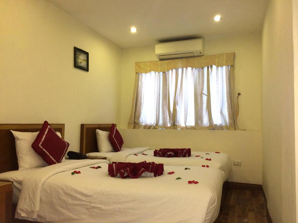 Двухместный (Двухместный номер Делюкс с 2 отдельными кроватями), Hanoi Charming Hotel