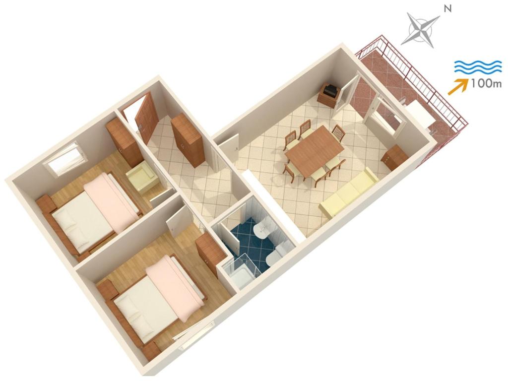 Apartments by the sea Dramalj, Crikvenica - 2376 photo 4