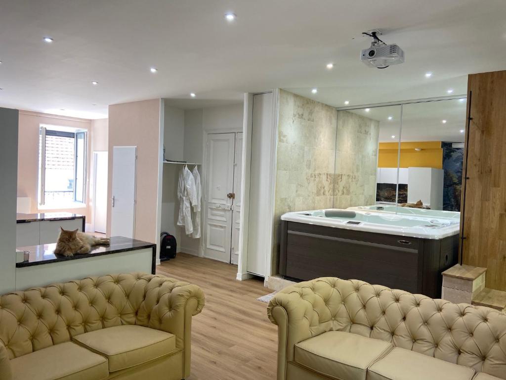 Loft "Eden" jaccuzi prestations haut de gamme 92m2-2 chbres photo 3