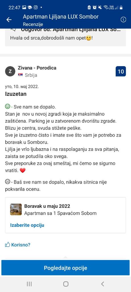 Apartman Ljiljana LUX Sombor photo 4