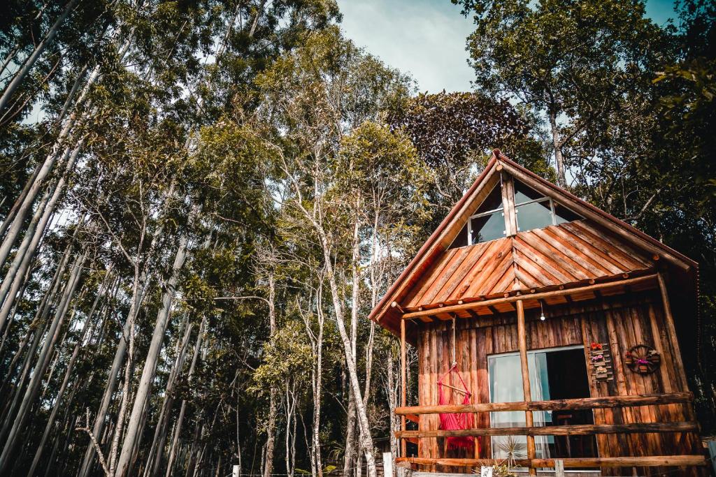 Cabana incrível c/ jacuzzi, Águas Mornas - SC