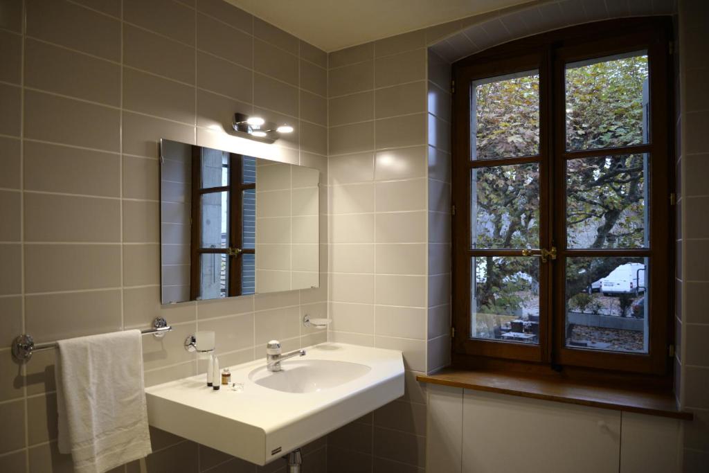 Двухместный (Двухместный номер с 1 кроватью, вид на сад), Auberge Communale de Carouge
