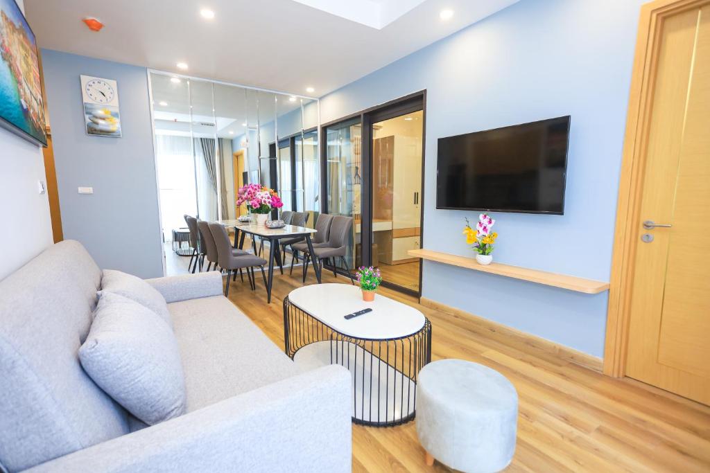 Căn hộ 2 phòng ngủ trực biển Quy Nhơn, TMS Pullman căn góc